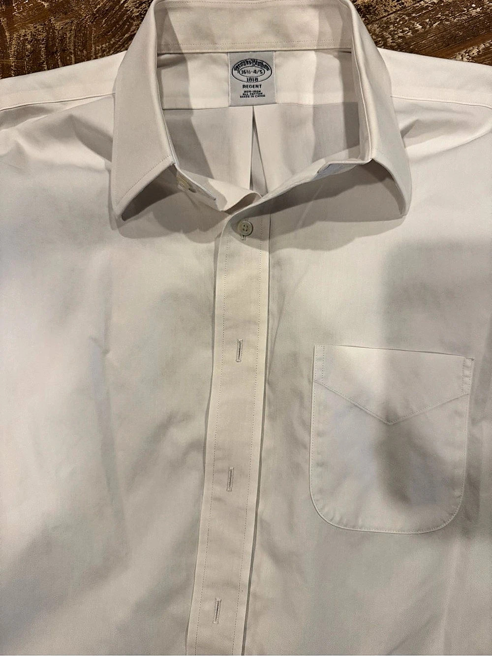 Brooks Brothers Men's White Button Down Shirt